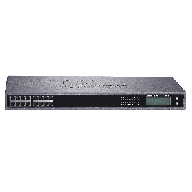 Gateway VoIP GrandStream ATA de 16 puertos FXS + 1 puerto TELCO de 50 pins, p/montaje en rack