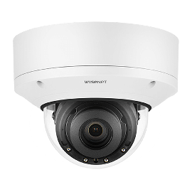 Cámara Domo 4K con IA / Lento Motorizado de 4.5 a 10mm / P-Iris, WDR 120dB / Ranura SD / Protección IP52 e IK10