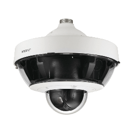 Cámara IP Multisensor 8 - 20 MP (4 sensores de 2 o 5 MP) lentes intercambiables con PTZ 2 MP 32X / Hasta 5 tarjetas SD de 256 GB / WDR de hasta 150dB / IP66 / IK10