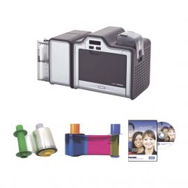 Kit Impresora Retransferencia HDP5000/ Doble Lado/ Incluye Ribbon, Film y Software/ 3 Años Garantía