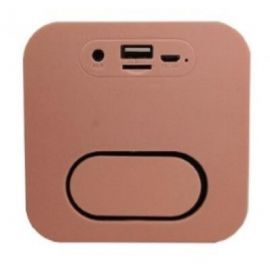 Bocina inalámbrica Highlink Color Rosa - radio FM, lector USB, lector micro SD, batería recargable, portátil, ligera
