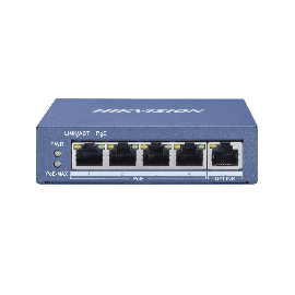 Switch Gigabit  PoE+ / No Administrable / 4 Puertos 10/100/1000 Mbps PoE+ / 1 Puerto 10/100/1000 Mbps Uplink /  35 W