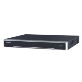 NVR 12 Megapixel (4K) / 16 canales / H.265+ / Hik-Connect / Switch PoE 300 mts / 2 HDD / HDMI en 4K / Soporta POS