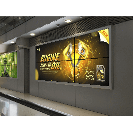Kit Videowall Comercial 3X2 / Incluye 6 Pantallas 55" / 2 Controladores de 2 Entradas HDMI / Base de Pared