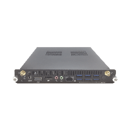 OPS Modular / Core i5 9400 / 8 GB RAM / SSD de 256 GB / Bluetooth 4.0 / Salida HDMI y DP / 1 Puerto RJ45 / Soporta H.265 y Resolución 4K