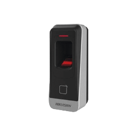 Lector esclavo MIFARE IP65 / Huella Digital / Lector de Tarjetas de Proximidad / RS-485 / Interior y Exterior / Requiere Panel de Control de Acceso DS-K2604,02,01