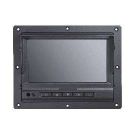 Monitor y Botones de 7" LCD / Compatible con DVR Móvil HIKVISION / Conector Tipo Aviación