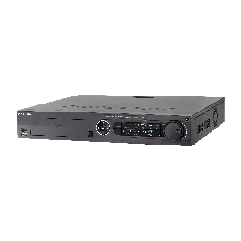 DVR 8 Megapixel (4K) / 32 Canales TURBOHD + 32 Canales IP / 4 Bahías de Disco Duro / RAID 0,1,5,6,10 / POS / Videoanalisis / 16 Entradas de Alarma