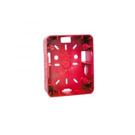 Caja para Montaje de Sirena/Estrobo, Color rojo