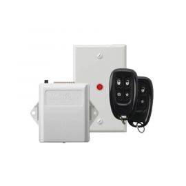 Receptor Universal con conexion directa al Keybus del panel de alarma con relevador auxiliar para abrir puertas de garage o aplicaciones de pulso momentaneo