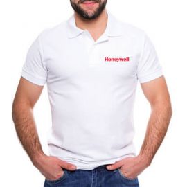 Playera Tipo Polo Color Blanco Honeywell