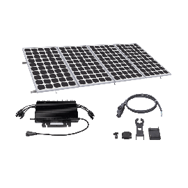 Kit Solar para Interconexión de 2.2KW de Potencia Pico 220Vcc con Microinversor y 4 Módulos de 550 W (Incluye Montaje y Protecciones)