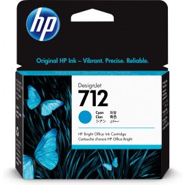 Hp 712 Cyan 29Ml Tinta Amplio Formato 3Ed67A