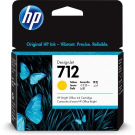 Hp 712 Amarillo 29Ml Tinta Amplio Formato 3Ed69A