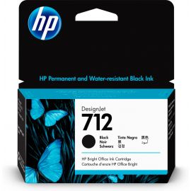 Hp 712 Negro 38Ml Tinta Amplio Formato 3Ed70A