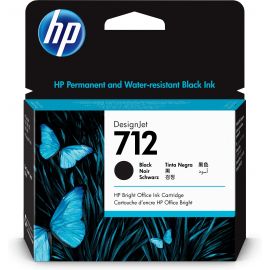 Hp 712 Negro 80Ml Tinta Amplio Formato 3Ed71A