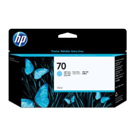 Hp 70 Cyan Claro 130Ml Tinta Amplio Formato C9390A