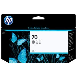 Hp 70 Pigmento Gris 130Ml Tinta Amplio Formato C9450A