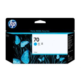 Hp 70 Pigmento Cyan 130Ml Tinta Amplio Formato C9452A