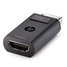 Adaptador De Video Hp Display Port Macho A Hdmi Hembra Negro