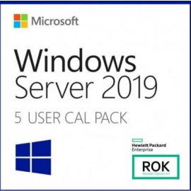 LICENCIAMIENTO MICROSOFT WINDOWS SERVER 2019 HP P11077-DN1, 5 LICENCIAS, WINDOWS