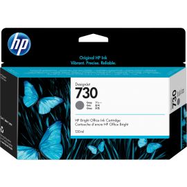 Hp 730 Gris 130Ml Tinta Amplio Formato P2V66A