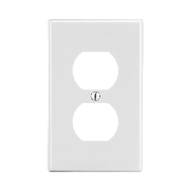 Tapa para Contacto Dúplex Color Blanco.