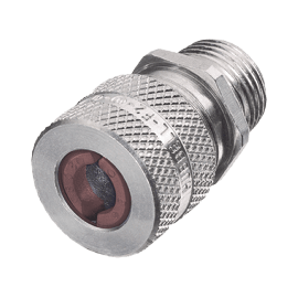 Conector de cable, de aluminio macho recto, .50 - .63 ", 1/2".