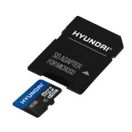 Memoria HYUNDAI Micro SD 8GB modelo SDC8GC10 CLASS 10 - 