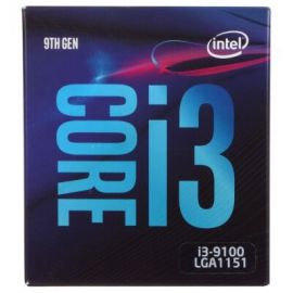 Procesador Intel Core i3-9100 3.60GHz4 núcleos Socket 1151, 6 MB Caché. Coffee Lake.