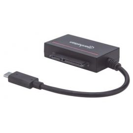 Adaptador USB 3.1 SuperSpeed a SATA y CFAST INTELLINET 152976, USB 3.0, 5 Gbps, Negro