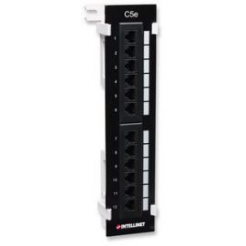 Panel De Parcheo Cat5E Utp 12 Ptos Rj45 Montaje Pared
