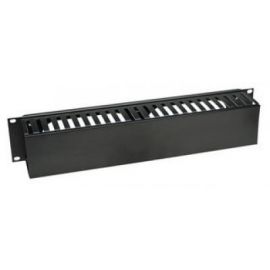 Organizador Horizontal Cables Rj45 Red Utp Rack 19 2U Plastico