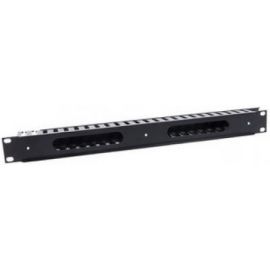 Organizador Horizontal Cables Rj45 Red Utp Rack 19 1U Metal