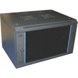 GabineteMural INTELLINETMontado en la pared, Negro, 60 kg, 6U