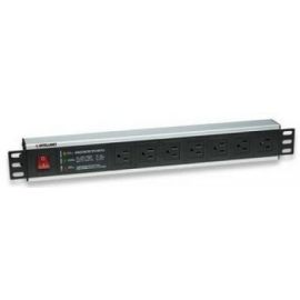 Pdu Barra Multicontacto 7 Contactos 1U Supresor Rack