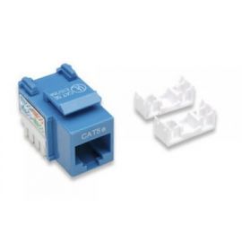 Jack Rj45 Cat5E Utp Keystone De Impacto Azul