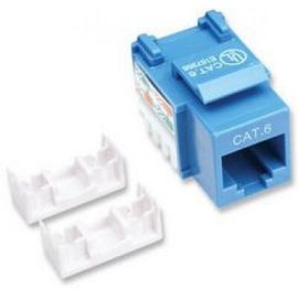 Jack Rj45 Cat6 Utp Keystone De Impacto Azul
