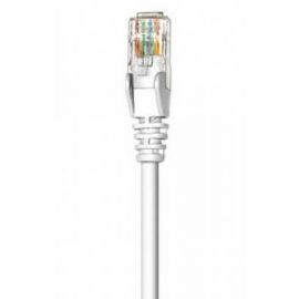 Cable de parcheo INTELLINET1 m, RJ-45, RJ-45, Macho/Macho, Color blanco