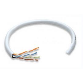 Bobina Cable Utp De Red Cat5E Cobre Rollo 305M Solida Blanco