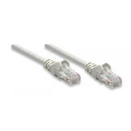 Cable de parcheo INTELLINET1, 5 m, RJ-45, RJ-45, Macho/Macho, Gris