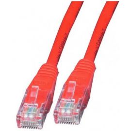 Cable de parcheo INTELLINET1 m, RJ-45, RJ-45, Macho/Macho, Rojo