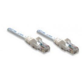 Cable de parcheo INTELLINET0, 5 m, RJ-45, RJ-45, Macho/hembra, Color blanco