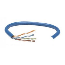 Bobina Cable Utp De Red Cat5E Cca Rollo 305M Solida Azul