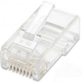 Plug Modular Rj45 Utp Cat6 Solido Bote Con 100 Piezas