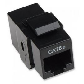 Cople Rj45-Rj45 Cat5E Keystone Utp Red Negro