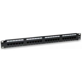 Panel De Parcheo Cat5E Utp 24 Ptos Rj45 Montaje Rack 19 1U