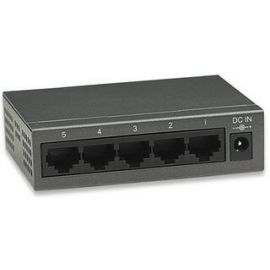 Switch 5 Puertos Rj45 10/100 Escritorio Metal