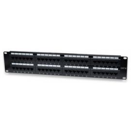 Panel De Parcheo Cat6 Utp 48 Ptos Rj45 Montaje Rack 19 2U