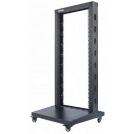 Rack Abierto 19 2 Postes 26U Incluye Ruedas Y Niveladores Acero
